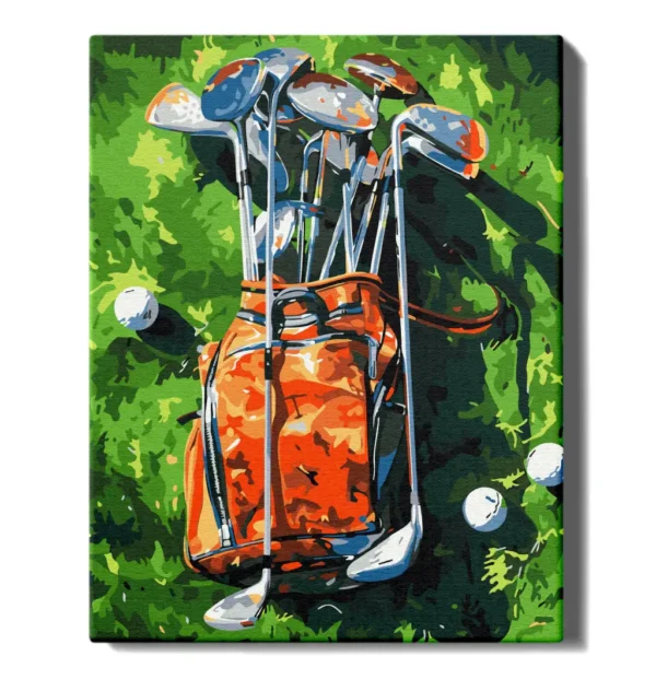maalimine numbrite jargi golf maalihobi