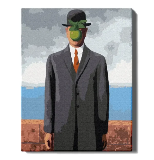 maalimine numbrite jargi inimese poeg. rene magritte maalihobi