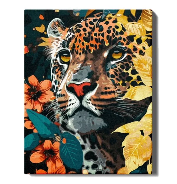 maalimine numbrite jargi leopard maalihobi