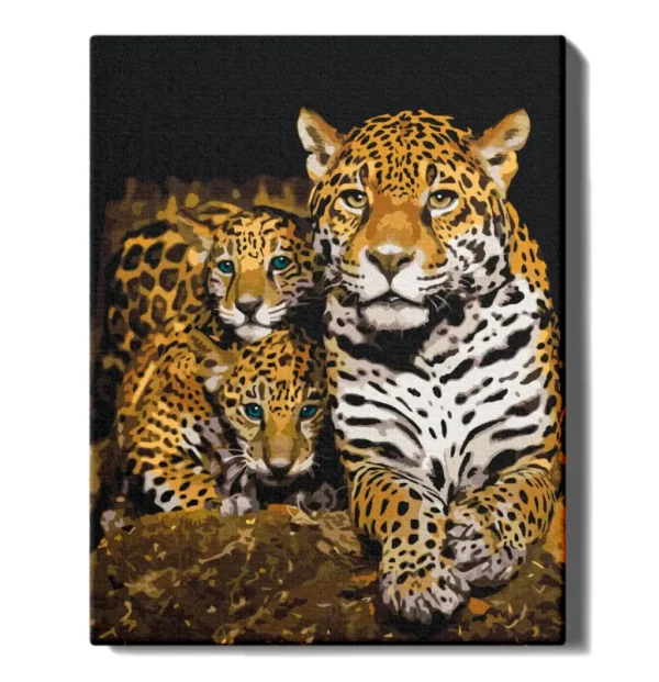 maalimine numbrite jargi leopardid maalihobi