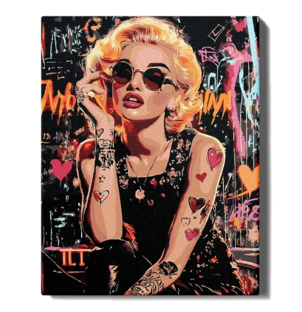 maalimine numbrite jargi monroe maalihobi