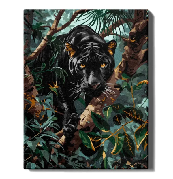 maalimine numbrite jargi must panter maalihobi