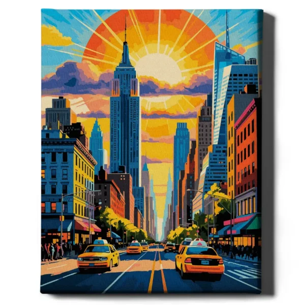 maalimine numbrite jargi new york koidikul maalihobi