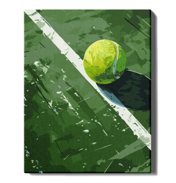 maalimine numbrite jargi tennis maalihobi