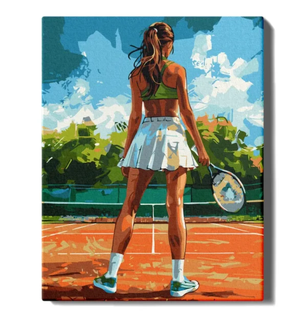 maalimine numbrite jargi tennisist maalihobi