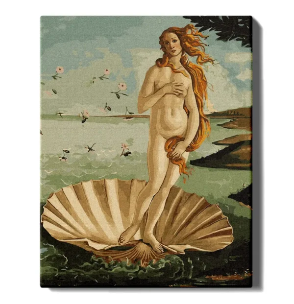 maalimine numbrite jargi veenuse sund. sandro botticelli maalihobi